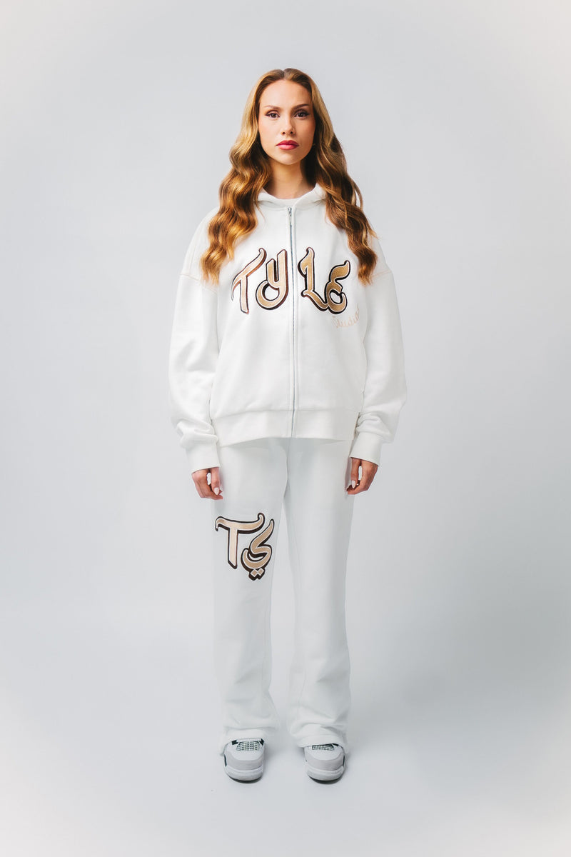 WHITE HOODIE