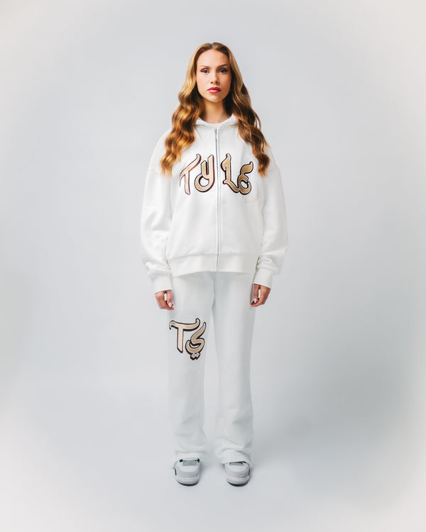WHITE HOODIE