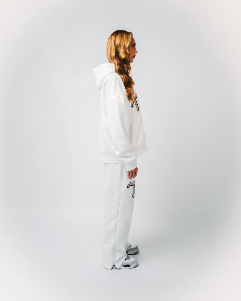 WHITE HOODIE