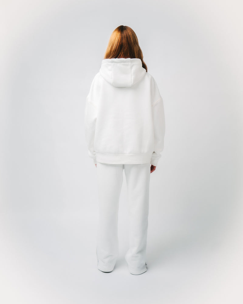 WHITE HOODIE